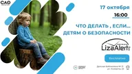 Афиша: Встреча с волонтёрами отряда LizaAlert о безопасности