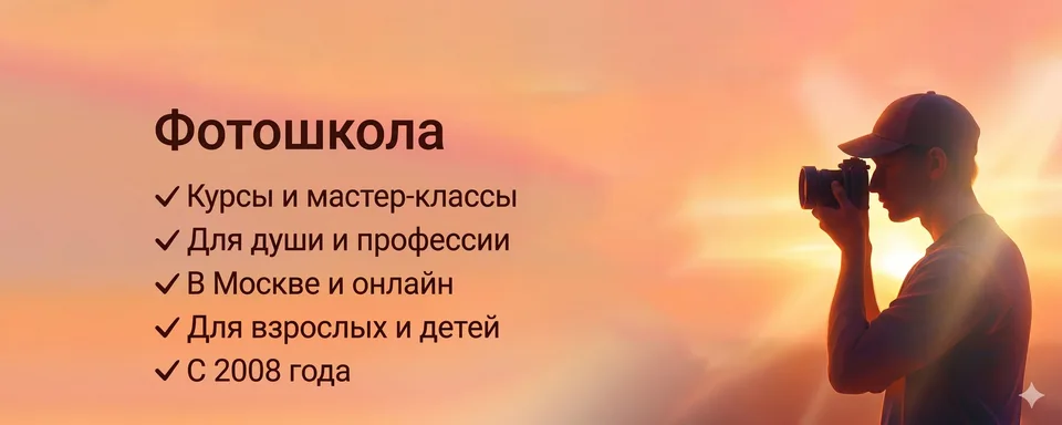 Фотошкола Руслана Орлова · Курсы фотографии