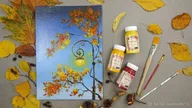 Афиша: Мастер-класс по рисованию котика в листопаде