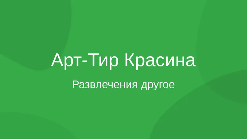 АРТ-ТИР / Творческая мастерская