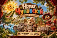 Афиша: Кукольный спектакль «Чуковский и куклы»